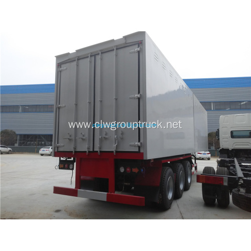 3 axls semi-truck trailer frozen containers truck